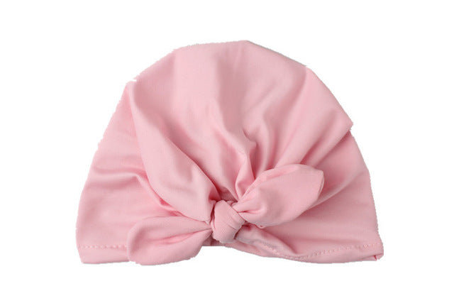 Fashion baby hat Solid Turban a headscarf for a girl Elastic caps for Girls 8 style baby cap Bow tie baby Infant Accessories