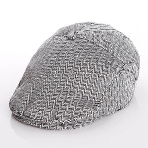 Fashion Baby Hat Handsome Cotton Linen Baby Boy Cap Beret Elastic Kids Hat Baby Accessories for 1-2 Years 3 Colors