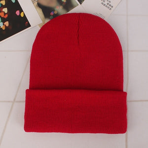 New Winter Hats for Woman New Beanies Knitted Solid Cute Hat Girls Autumn Female Beanie Caps Warmer Bonnet Ladies Casual Cap