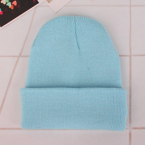 New Winter Hats for Woman New Beanies Knitted Solid Cute Hat Girls Autumn Female Beanie Caps Warmer Bonnet Ladies Casual Cap