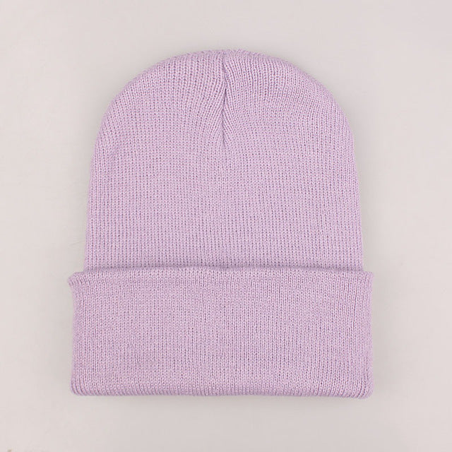 New Winter Hats for Woman New Beanies Knitted Solid Cute Hat Girls Autumn Female Beanie Caps Warmer Bonnet Ladies Casual Cap