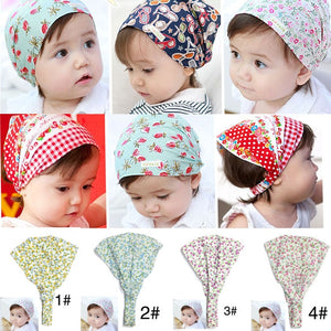 Summer Autumn Baby Hat Girl Boy Cap Children Hats Toddler Kids Hat Scarf  good gift for kids for 0-3 Years Old baby New Born